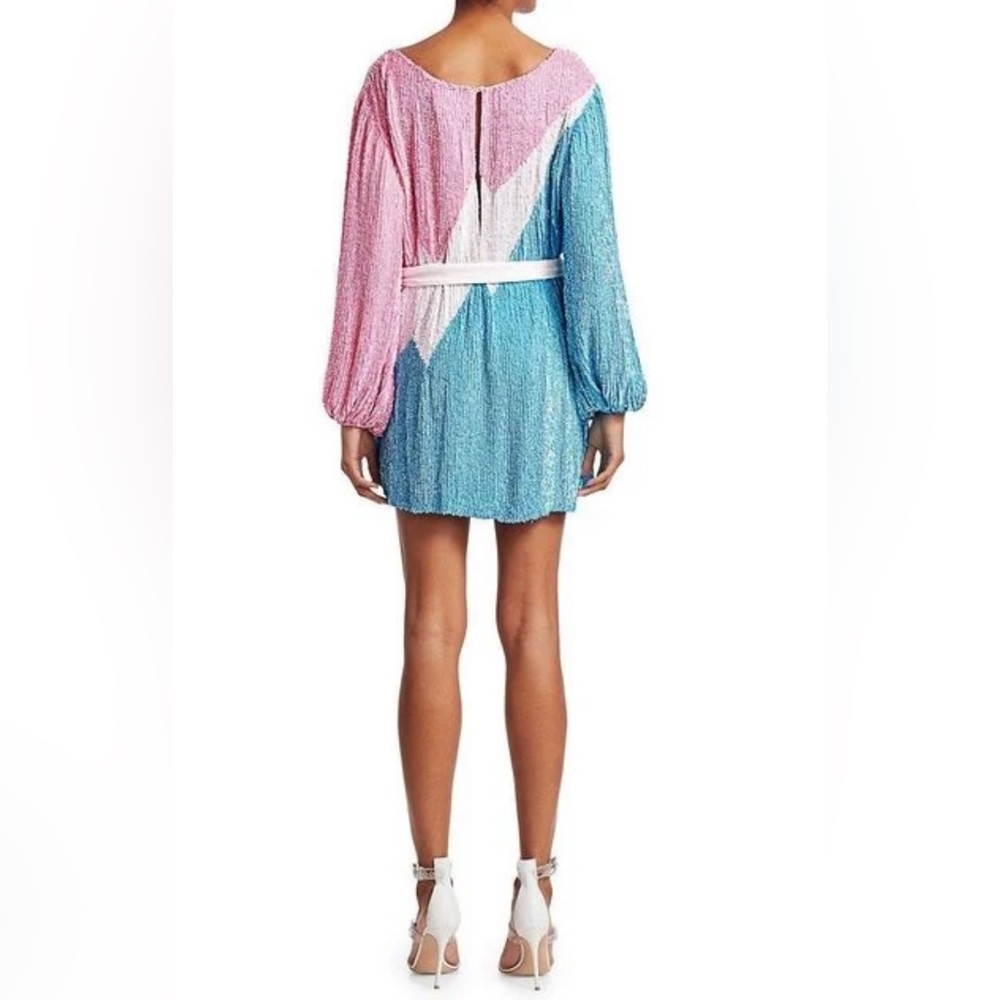 Retrofete Grace Sequin Colorblock Dress - Picture 6 of 16